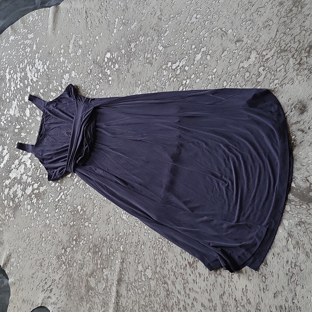 Anthropologie Maeve Azores Jersey Knit Maxi Dress SzL - Picture 3 of 7